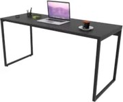 Mesa de Escritório Office 150cm Estilo Industrial Prisma Preto C08 Oni