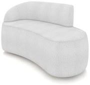 Sofá 2 Lugares Orgânico 140 cm Morgan Bouclê - Verde - Cinza