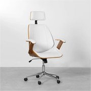 Cadeira de Escritório Lisboa Giratória – Branco