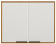 Armário de Cozinha Aéreo 80cm Nala Freijó UV/Off Acetinado Z44 - Mpoze