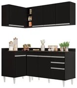 Armário de Cozinha Modulado de Canto Direito 4 Peças CP38 Balcão com T