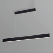 Pendente Matrix 30W Led 4000K Ip20 Preto Bivolt 118,5X150Cm | Opus Dn... (Preto)