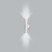 Arandela Corneta 8X30X7Cm 2Xmr16 - Usina Design 16097/30 (BT - Branco Texturizado)
