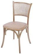 Cadeira Zimba Madeira Clara Assento em Rattan - 55489 Sun House