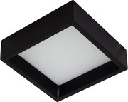 Plafon Led Sobrepor Preto Quadrado 12w 900lm 120° 4000k Deep