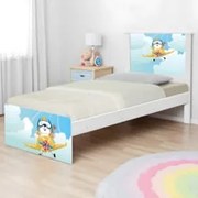 Cama Solteiro Infantil Para Colchão 188x88cm Aviador K06 - Mpozenato