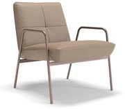 Poltrona Casablanca Couro Natural Sherwood Griggio - Poltrona Casablanca Couro Natural Sherwood - Griggio