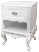 Mesa de Cabeceira Lavanda - Branco Provençal Kleiner
