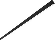 Plafon Led Sobrepor Retangular 53,4W 3000K Fit40 - PRETO