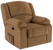 Poltrona do Papai Reclinável Melim Zero Wall PU FH1 - D'Rossi - Caramelo