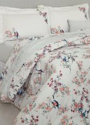 Jogo de Cama 300 Fios Bird Branco King 4 Peças