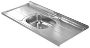 Pia de Cozinha A03 160cm com Cuba Inox - ADJ Decor