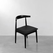 Cadeira Elbow - Preto e Preto