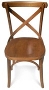 Cadeira X Madeira Maciça Design Retrô Inspirada no Design de Michael Thonet