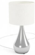 Luminaria de Mesa Lagamar Prata 51cm - 77045 Sun House