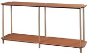 Aparador Ravena Carvalho Natural Base Metalizada Gold 160cm - 77090 Sun House