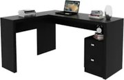 Mesa Para Escritório 2 Gavetas ME4129 Preto - Tecno Mobili
