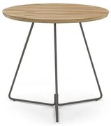 Mesa Lateral Danbi Tampo Cinamomo Base Chocolate Leve 45cm - 77251 Sun House