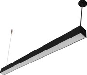 Pendente Led Aluminio 35,6W 3000K New Fit40 - PRETO