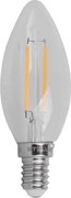 Lampada Vela Lisa Filamento E14 Led 2,5W 200Lm 220V 2700K