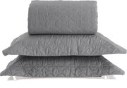 Porta Travesseiro Kacyumara 200 Fios Vida Bela Tinto - Fend Storm  50 x 70 cm