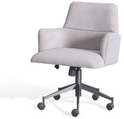 Cadeira Office Arvel Estofada Regulagem de Altura Sistema Relax Base Alumínio com Rodízios Pintura Metalizada