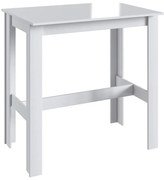 Mesa Bancada De Jantar Cozinha Multiuso - Branco