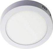 Plafon Led De Sobrepor Redondo Branco 6W Panel - LED BRANCO NEUTRO (4000K)