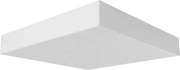 Plafon Led De Sobrepor Quadrado Branco 25W Valencia - LED BRANCO QUENTE (3000K)