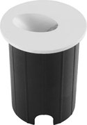 Balizador Led De Embutir Redondo 2w 3000k Ip65 Beam - BRANCO