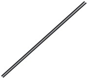Perfil De Embutir Aluminio Para Fita Led 2M Stick P - PRETO