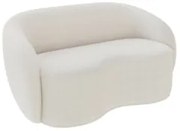 Sofá 2 Lugares Living Orgânico Sala de Estar 160cm Garbin Z08 Boucle B