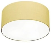Plafon Para Sala Cilíndrico SL-3010 Cúpula Cor Algodão Crú