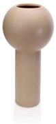 Vaso Decorativo Em Cerâmica Bege 32,5x16x16 cm M02 - D'Rossi