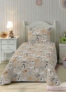Jogo de Cama Gatos Solteiro 2 Peças