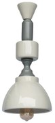 Luminária Farol 1 - palha alto brilho e cinza claire