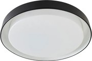 Plafon Led Sobrepor Multitemperatura 25W 46Cm Dubai - PRETO / BRANCO