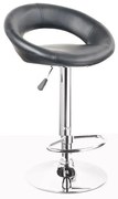 Banqueta Estofada Lux com Regulagem Preto L15 - Gran Belo