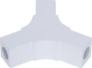 Juncao Y Perfil Sobrepor Aluminio Branco Sem Iluminacao Fit15