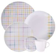 Aparelho de Jantar Tramontina Sweet Color Porcelana Decorada 20 Peças