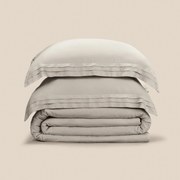 Jogo de Colcha Altenburg Cetim de Bambu 300 Fios Frescor C/ Porta Travesseiro - Bege Instinto - King Bege Instinto - King