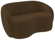 Sofá 2 Lugares Living Orgânico Sala de Estar 160cm Garbin Z08 Veludo M