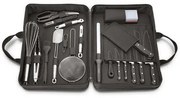 Kit para Chefs Tramontina em Aço Inox Cabo de Policarbonato e Fibra de Vidro com Maleta 20 Peças 24099027
