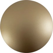 Arandela Led Aluminio Dourado 6W 127V 2700K Pleine Lune