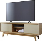 Rack Bancada de TV 70 Pol 164cm Gaia Z10 Cumaru/Opala - Mpozenato