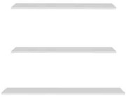 Prateleira Flutuante Para Sala Kit 3 com Suporte Invisível CP2 Yara Br