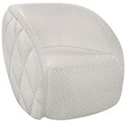Poltrona Decorativa para Sala 90cm Tressê Zion M22 Linho Cru - Mpozena