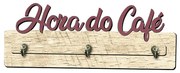 Porta Xícara de Café de Parede "Hora do Café" C03 - D'Rossi