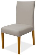 Kit 8 Cadeiras de Jantar Milan Veludo Nude