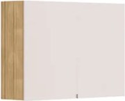 Armário de Cozinha Aéreo 120cm 2 Portas Minsk Z06 Freijó/Soft - Mpozen